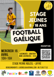 Stage jeunes de Pâques